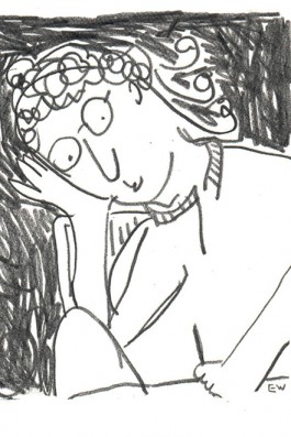 Selbstporträt Zeichnung 